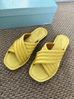 Seychelles Word for Word Leather Sandals Size 6